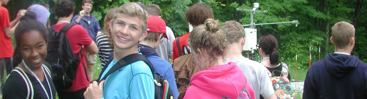 Students attending Penn State Weather Camp